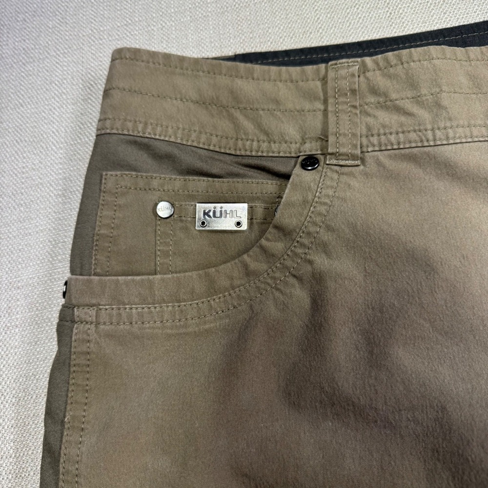 Kuhl Radikl Mens 36x32 Hiking Outdoor Hybrid Utility Pants Brown - Picture 7 of 14
